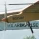 SOLAR IMPULSE takes off from Payerne for his first international flight to Brussels on 02.05.2011