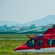 HB-XWC Helicoptère de sauvetage AUGUSTA A109K2 de la REGA Suisse de retour après une mission